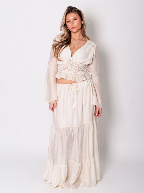 Indra Maxi Rock - Creme
